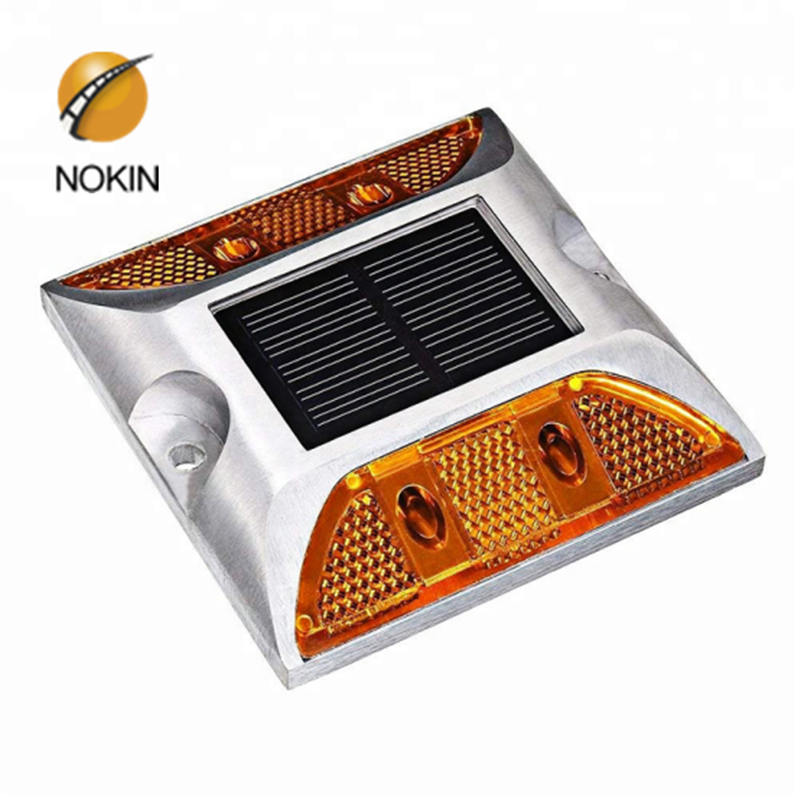 Bidirectional Al Solar Pavement Marker With Shank-NOKIN 